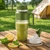 Portable Fruit Vegetable Blender 1500ml Large Capacity Smoothie Mixer Rechargeable Blender  Camping