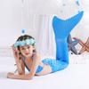 2022 New Girl Mermaid Clothes Swimsuit Set Cute Colorful Bikini Swimsuit