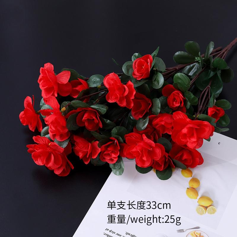 

1/3Pcs Rose Artificial Flowers Bouquet 33CM Silk Fake Flowers for Home Room Decor Garden Wedding Decoration Ourdoor Decoration 1Pcs красный