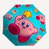 1pc Kawaii Kirby Automatic Open/close Folding Portable Umbrella with 8-Rib Structure for Women/Men, All-Season Use  a0901147