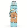 1 PZ Capibara Singolo Cartone Animato 750ml Colore Plastica Borraccia Ermetica Tappo Flip con Cannuccia Per Sport Ufficio Uso Domestico