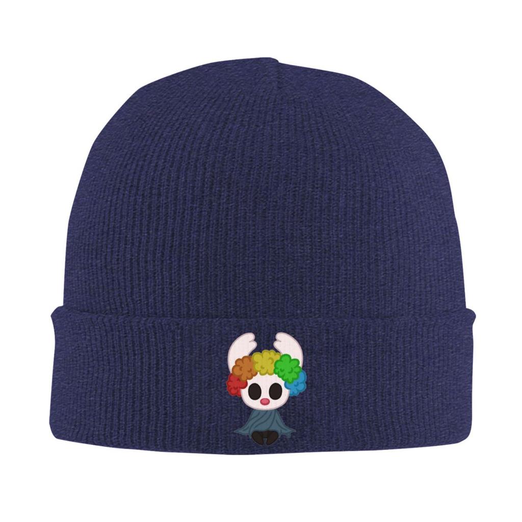 Hollow Knight Silksong Clown Warm Knitted Cap Winter Knit Bonnet Hat Skullies Beanies Hip Hop Caps for Unisex