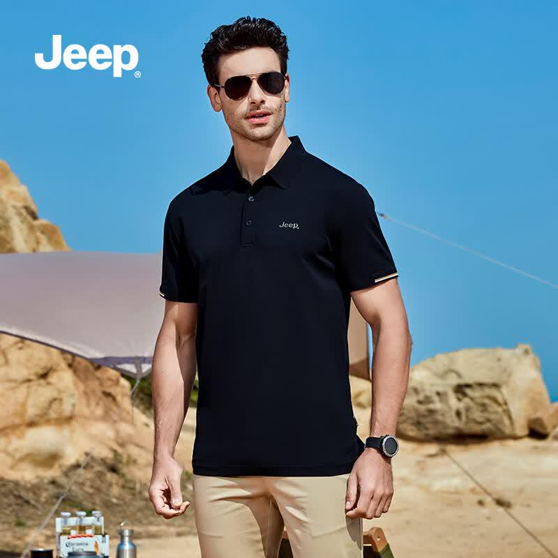 JEEP Men s Short Sleeve Polo Shirt 2XL