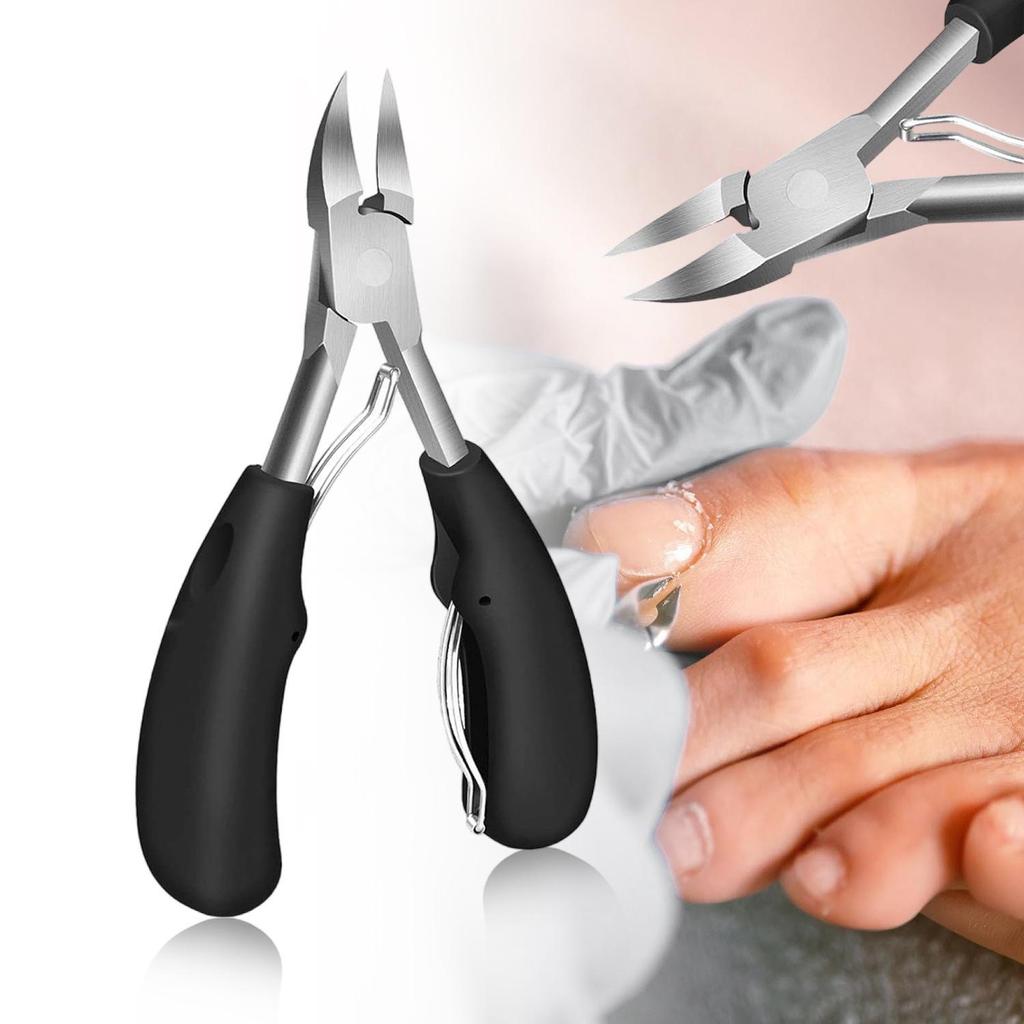 Multipurpose Nail Care Set: Scissors, Clippers, Needle-nosed Pliers for Toenail and Dead Skin Trimming