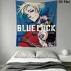 Blue Lock Anime Pattern Home Decor Tapestry, Wall Hanging, Decorative RV Wall Cloth.MGT0918395