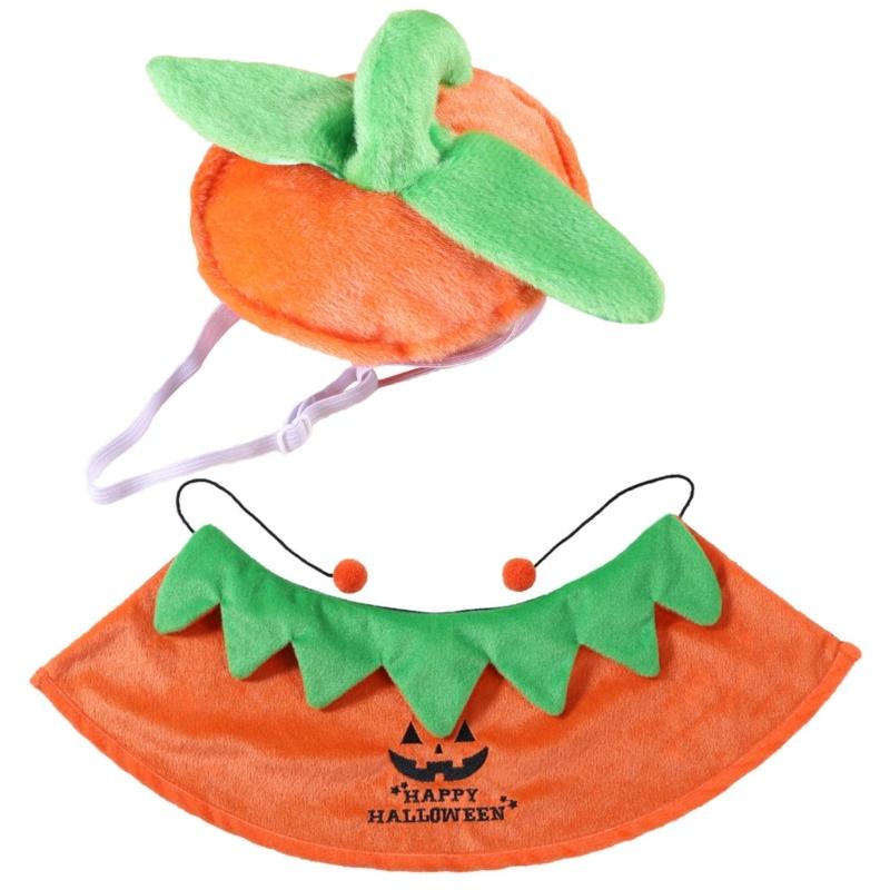 

1set Funny Hat&Cloak for Cat Dog Carnival Costume Halloween Keep Warm Headwear Dropshipping
