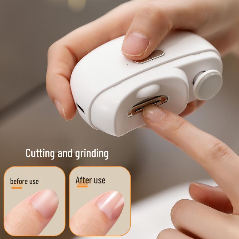 Intelligent Electric Nail Clipper: Home Manicure Set & Safe Anti-Splash Baby Grinder
