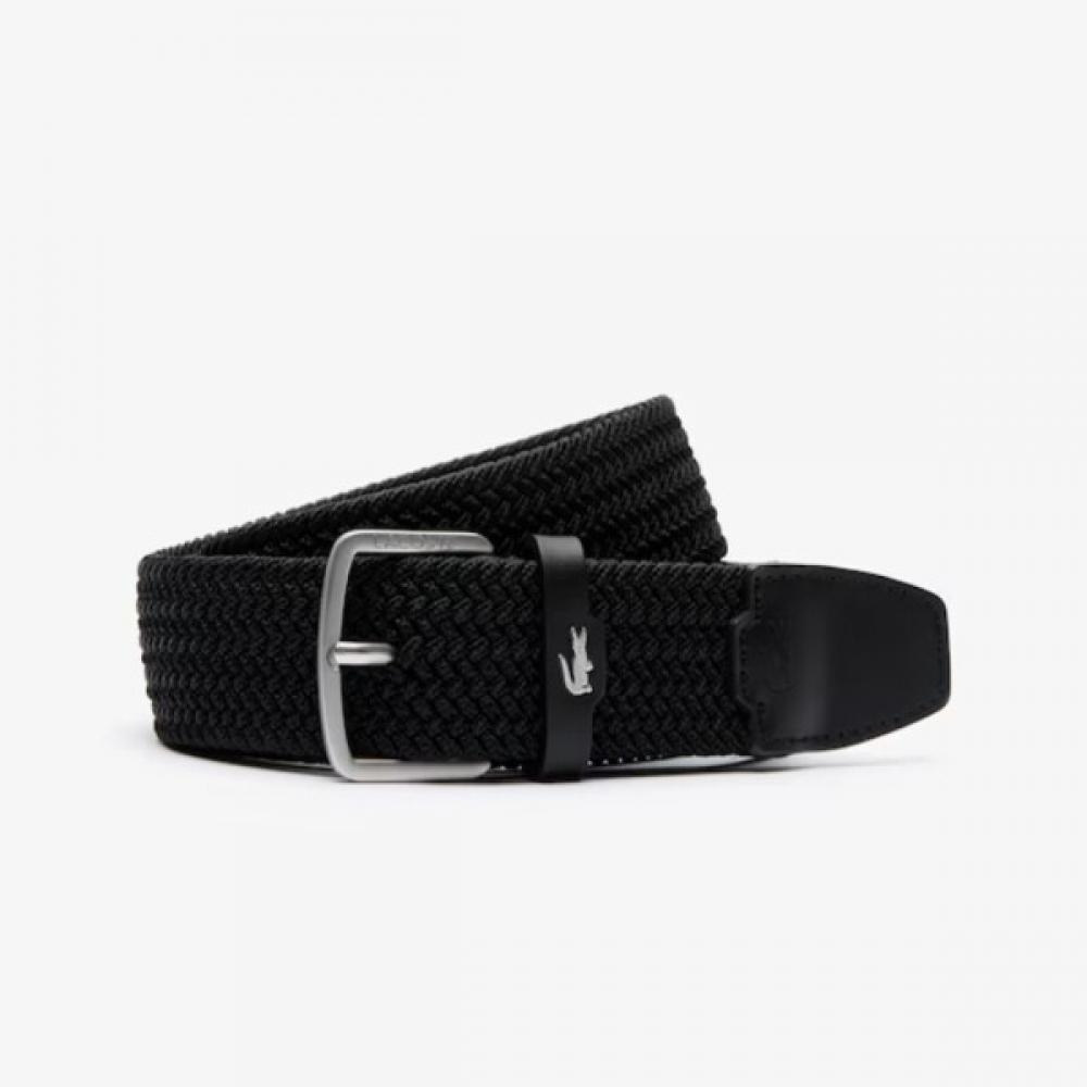 LacoSte 25S S LacoSte Buckle Decoration Stretch Knit Belt Cw Rc4100m55g 000 110