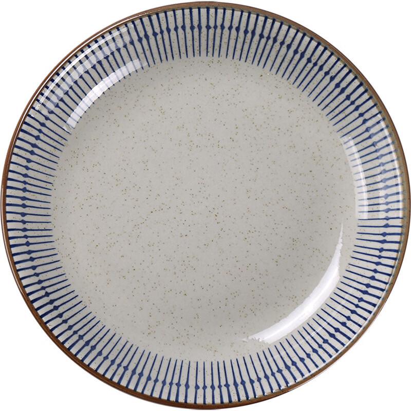 Retro Hand-painted Ceramic Dinner Bowl