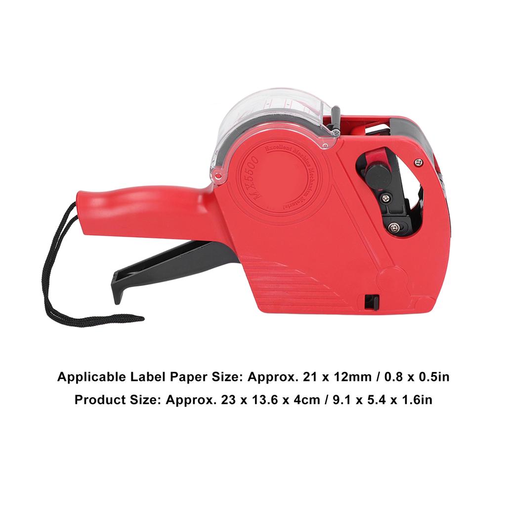 Manual Labeling Machine 8 Digits Price with Cartridge Portable Price Marking Tool
