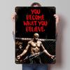 MMA Anderson Silva Printed Poster Customized Wall Art Retro Vintage Metal Tin Signs for Home Interior Decoration Living Room