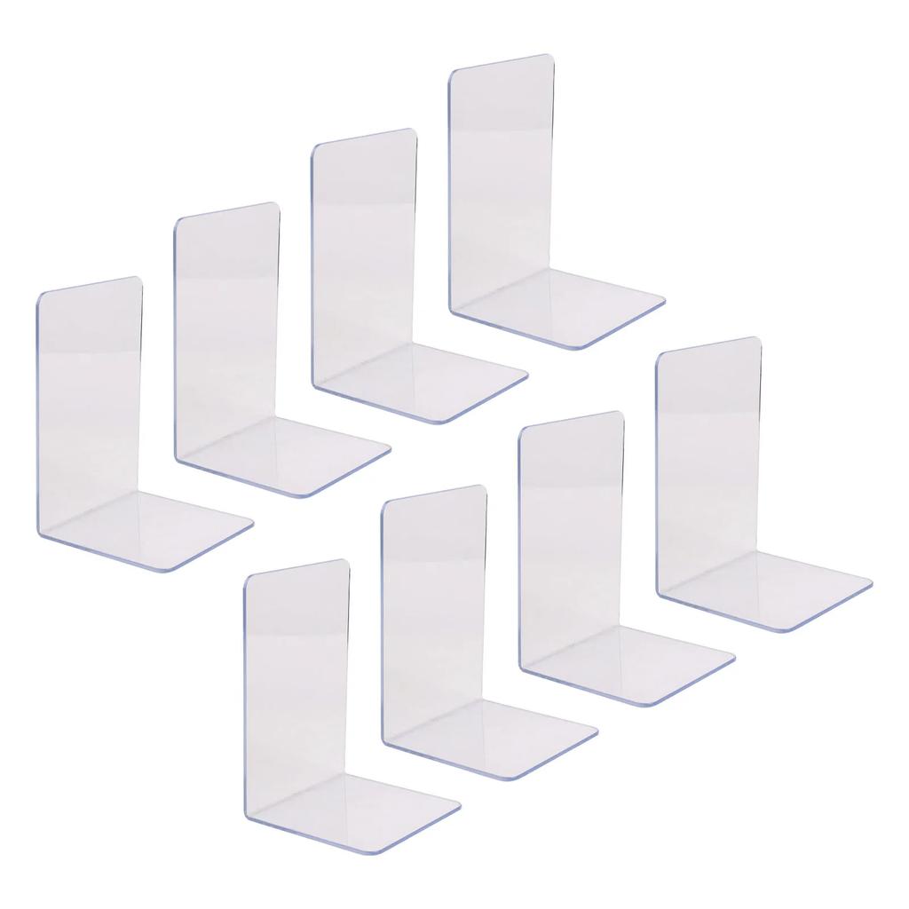 Klare Organizer Acryl Buchstützen Dokumentenordnung Minimalistisches Design Multifunktionale Nutzung Stabilitätsgarantie