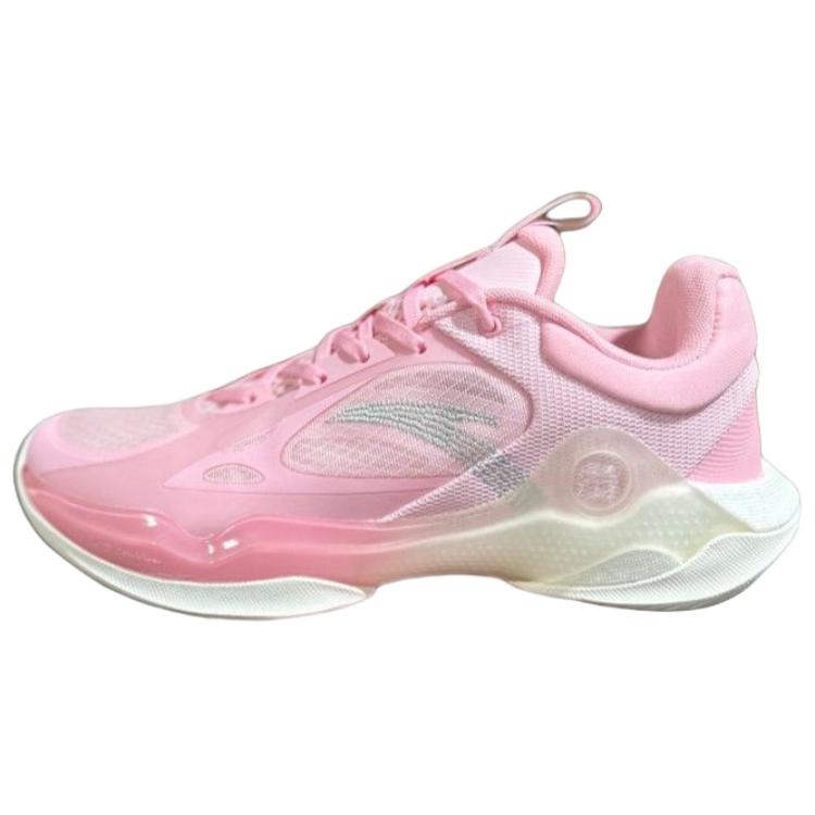 Anta Sweep 6 Comfortable Simple Non-Slip Wear-Resistant Low-Top Basketball Shoes Men sneaker Pink 112431608-1 42