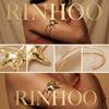 Gold Color Starfish Arm Cuff Upper Arm Bracelet  for Women Adjustable Boho Double Wire Bangle Summer Beach Wedding Jewelry Gift