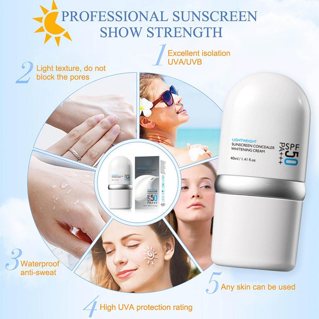 Sunscreen SPF50+PA Sunscreen Lotion Facial Care Sunscreen Isolation Cream40ml