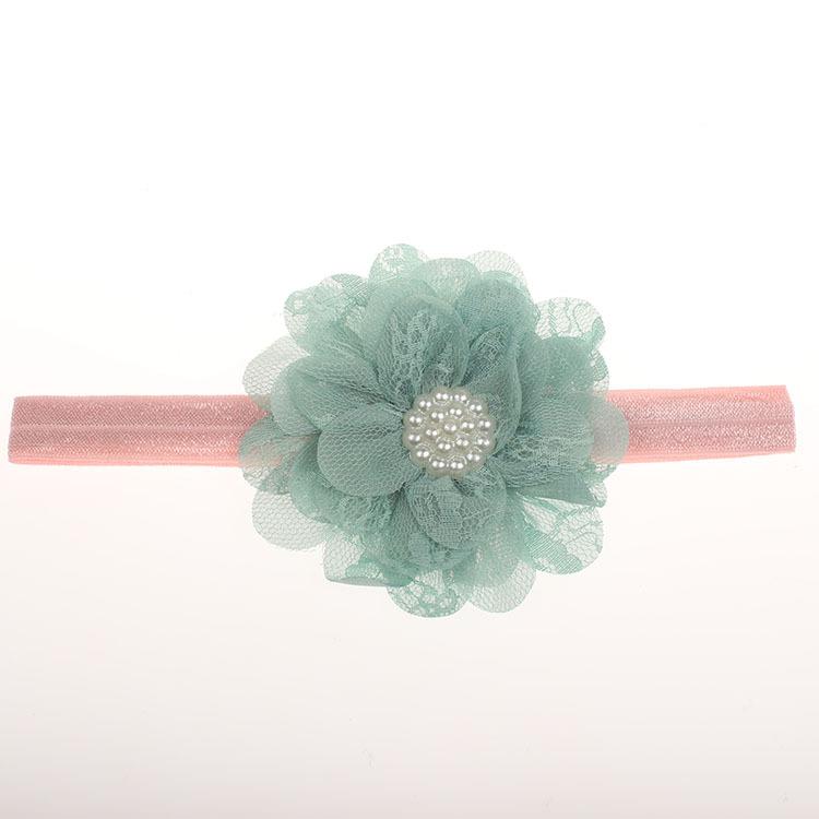 New children's hair band hair accessories newborn hair band lace flower baby headwear