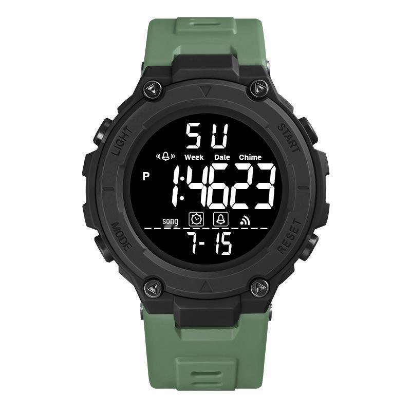 Men's Multifunctional Luminous Sports Watch - Outdoor Student Electronic Alarm Clock