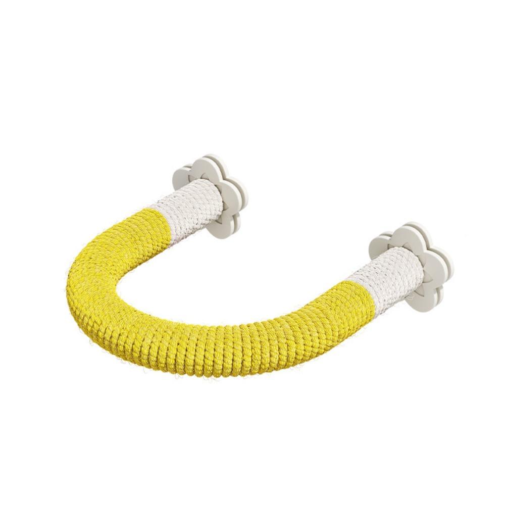 Bite-Resisting Parrot Rope Perch U-shape Hanging Parrot Biting Rod Bird Grinding Stand  Sun Conures