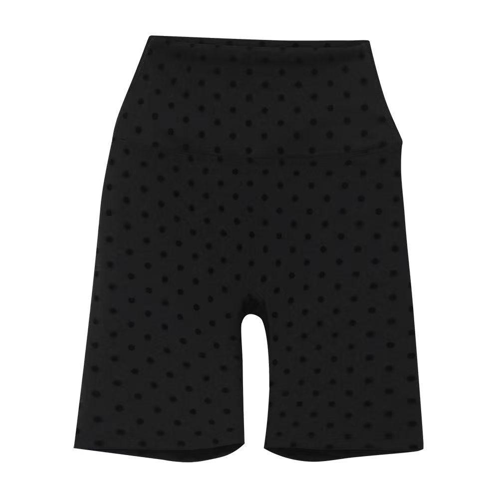 LULU Оригинальная куртка Defina в горошек с воротником-стойкой, Стройная черная облегающая спортивная одежда, Верхняя одежда с длинным рукавом