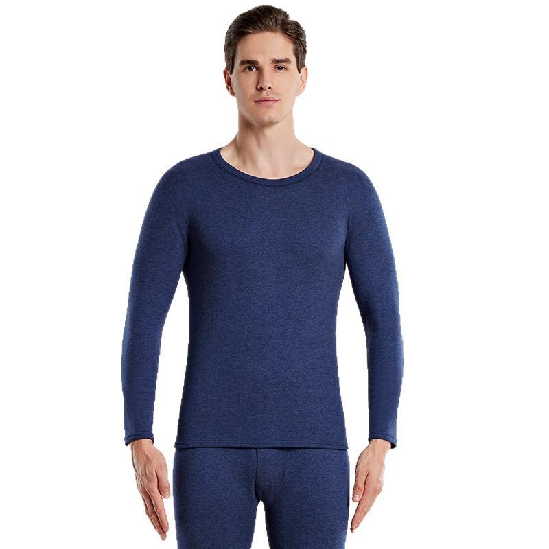 Thermal Base Layer Set Women Men Tencel Warm Fleece-Lined Long Sleeve Top Pants Soft Comfortable Underwear