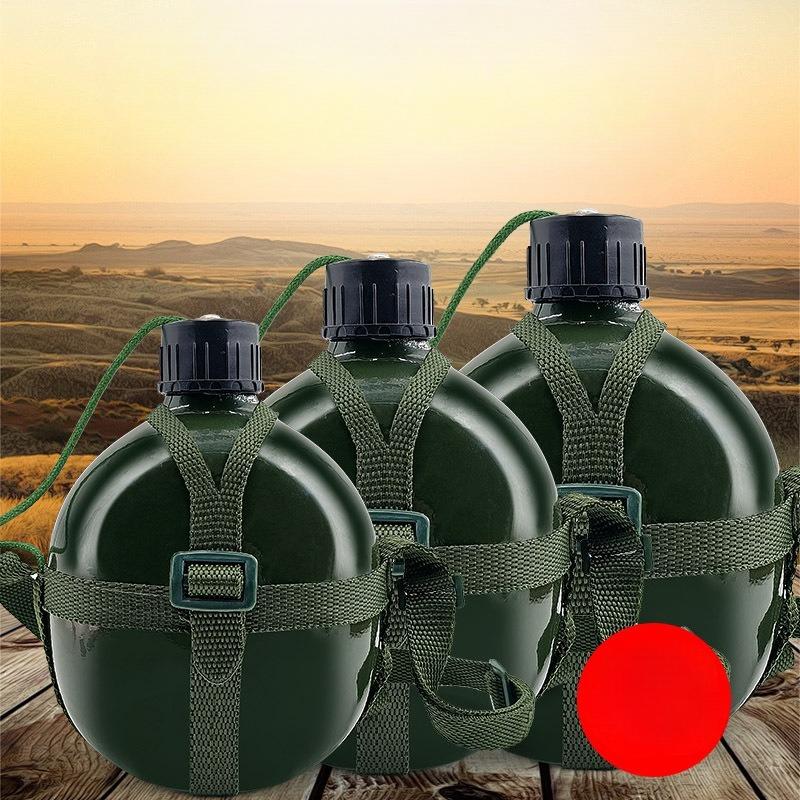 1 buc Oală de Aluminiu Veche Oală cu Mâner Grosier 87 Fierbător Protecția Muncii Antrenament Militar Sporturi în Aer Liber Capacitate Mare