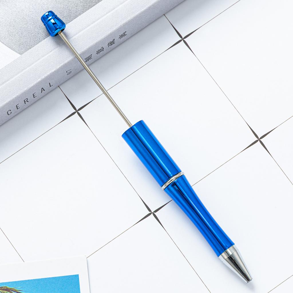 10 Stück Farbverlaufsperlen Gelstift Kunststoff Kugelschreiber DIY Perlenkugelschreiber