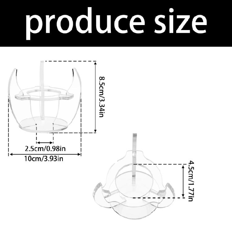 Klarer Controller-Schreibtisch-Organizer Offenes Design Einfacher Zugriff und rutschfeste Basis Tisch-Gamepad-Halter