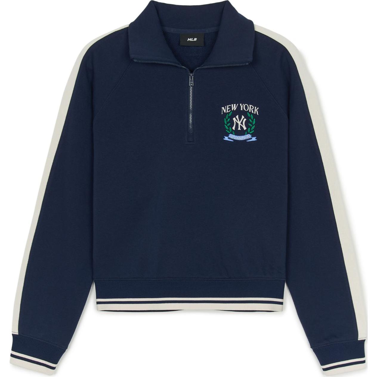 

New MLB New York Yankees Varsity SPORT IVE TRACK Sweatshirt Women s Marine Blue 3FMTV0644-50NYS M
