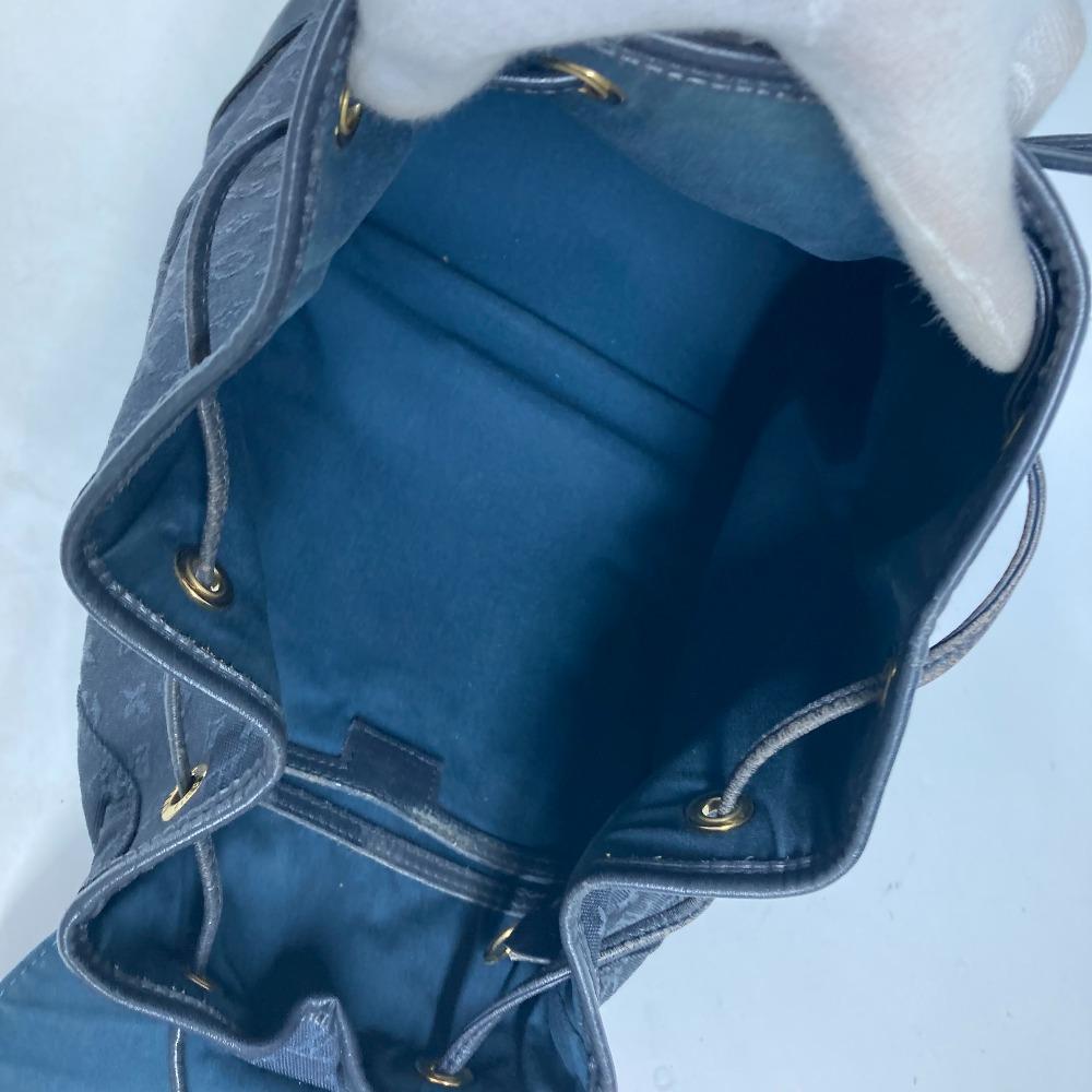 Louis Vuitton M92455 Monogram Mini Denim MontsourisGM Backpack Navy