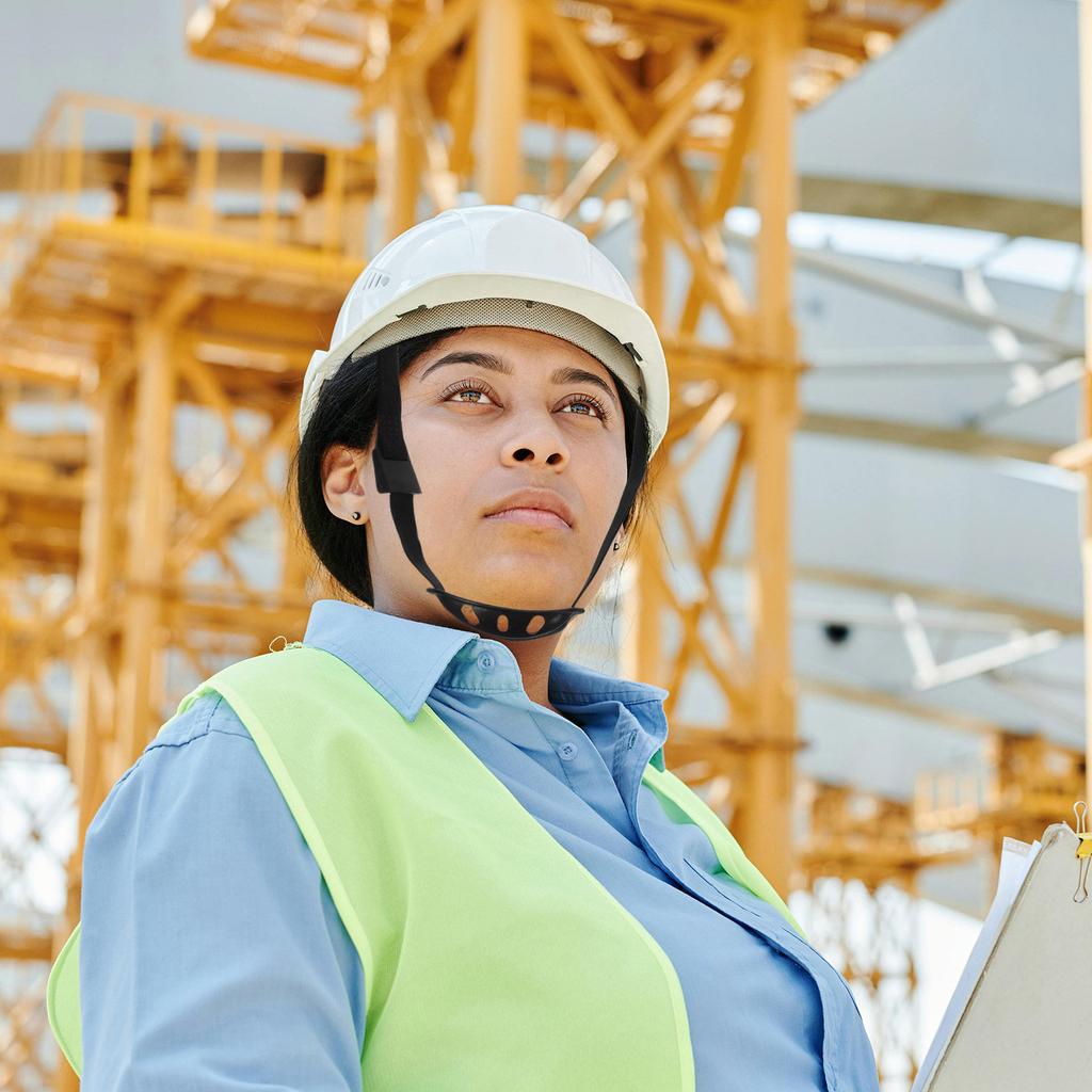 Safety Chin Strap Universal Adjustable Hard Hat Strap Wear Resistant Comfortable for Construction Work Supplies