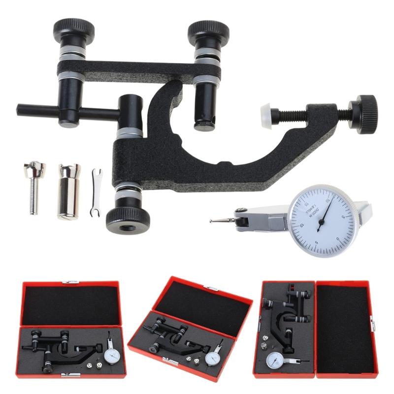 Messuhr-Hebellehre Universelle Halterung mit Schwalbenschwanzaufnahme 0-15-0 Messbereich 1-7/8 Zoll Weißes Zifferblatt