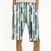 Women's Printing Pants Fashionable Pocket Elastic Waist Casual Shorts