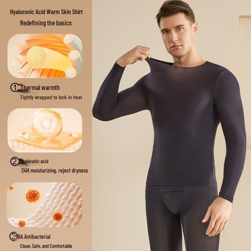 Pánská ultratenká termální základní vrstva s kyselinou hyaluronovou