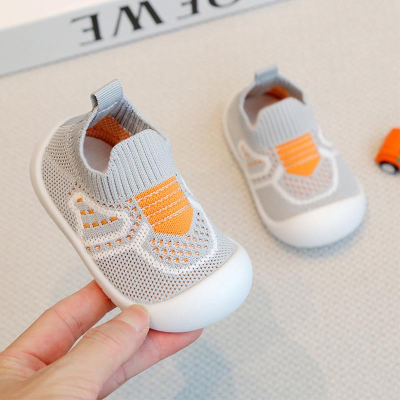 Infant Non-Slip Soft Sole Walking Shoes for 0-3 Years – Slip-On Spring/Autumn Shoes & Socks for Boys and Girls