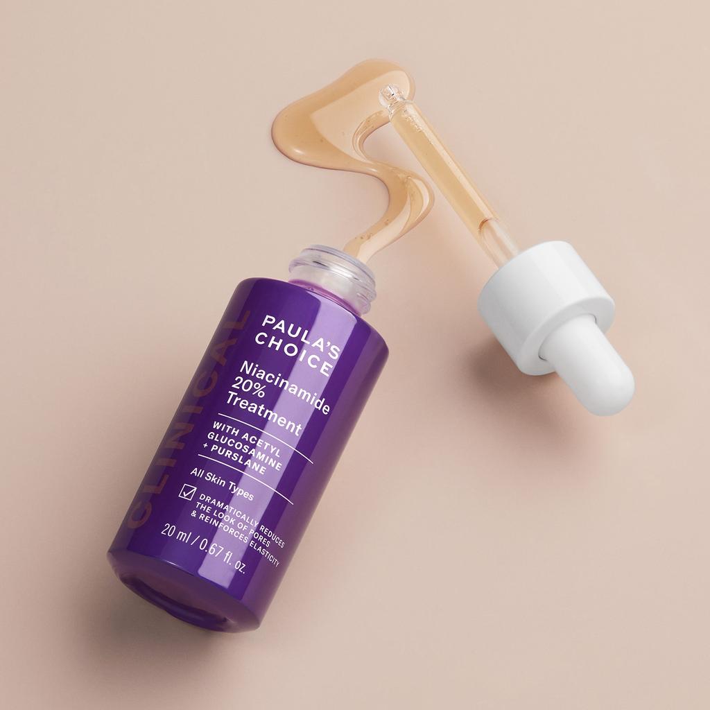 Paula's Choice Klinische Niacinamid 20% Behandlung 20ml - Porenverfeinernd Aufhellend, Koreanisch