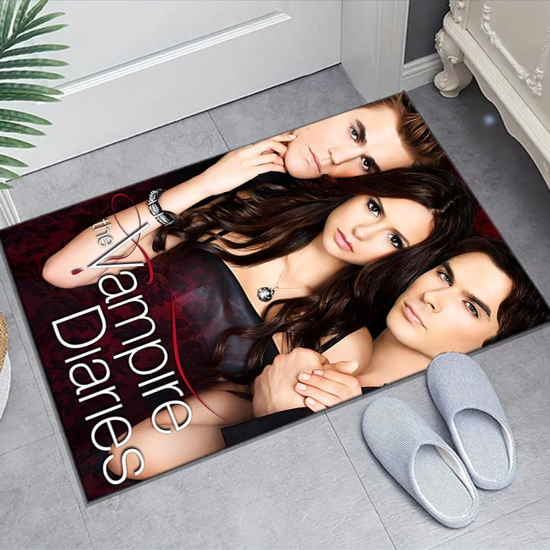 1pc The Vampire Diaries3 Design Area Rug - Non-Slip, Soft & Cozy Floor Mat for Living Room, Bedroom, Office - Indoor/Outdoor Decorative Carpet