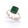 Emerald Gemstone 925 Sterling Silver Handmade Women Ring Jewelry