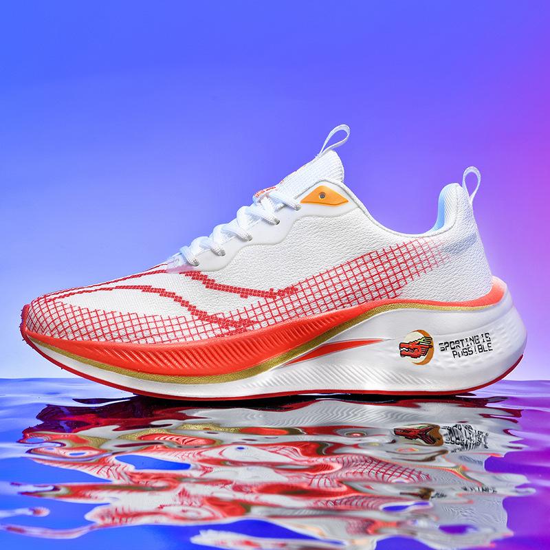 Chitu pro running shoes high quality breathable mesh ultra-light shock absorption technology sports shoes flying electric racing shoes