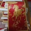 Purple Energy from the East: Auspicious Horseback Success Hanging Art for Living Room, Entryway, Office, or TV Wall.