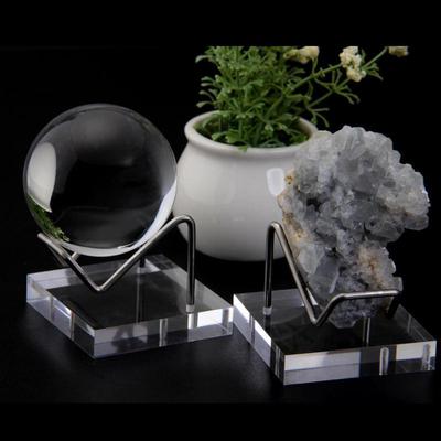 Display Stand Mineral Rock Agate Acrylic Holder