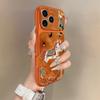 Cloud Orange Horse Is Suitable for iPhone17promax Mobile Phone Case Apple 16pro New 15pro Niche 16 Leather.
