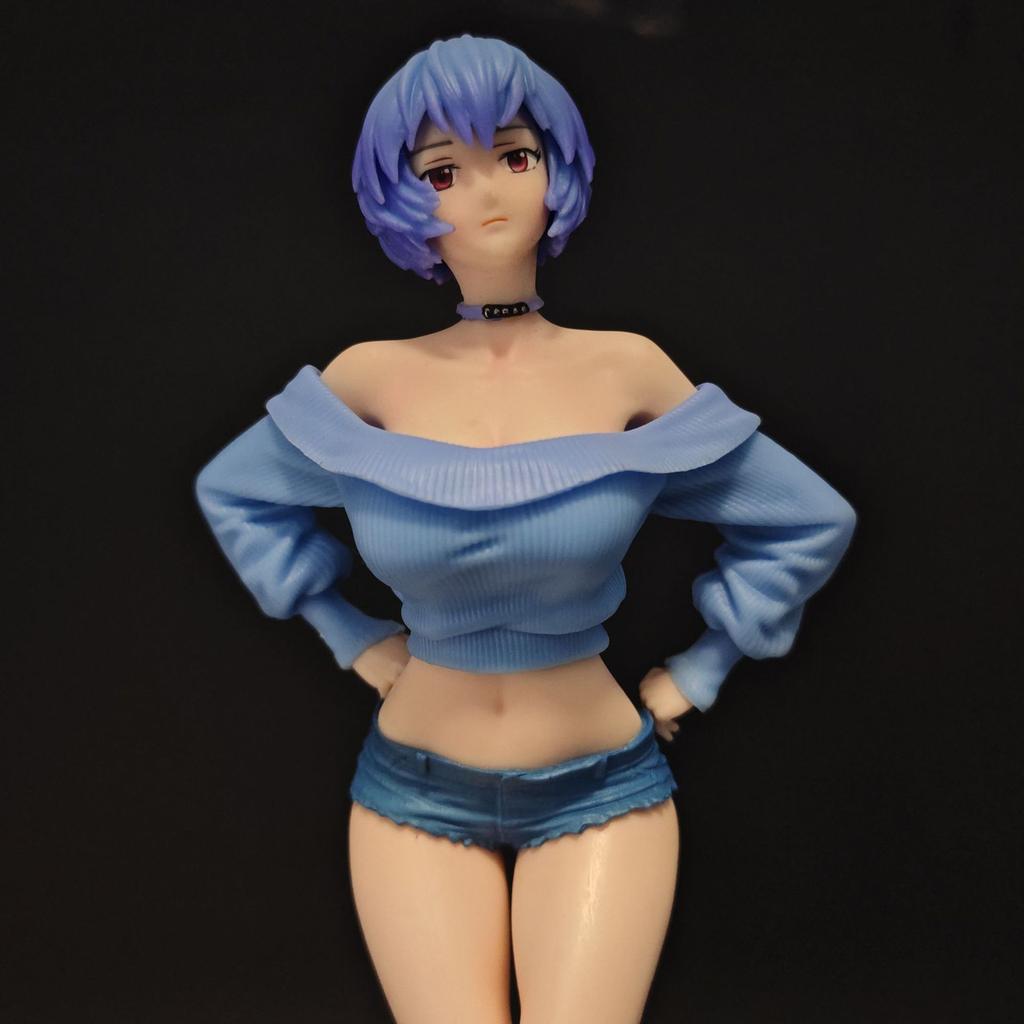 Neon Genesis Ayanami Rei Sexy Anime Girl Action Figure Figurine Model Statue Desk Decoration Collection Toy Anime Fans Gifts