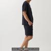 Venex Knit Soccer Short Sleeve and Pants Recovery Size M Men's Set, Loungewear, Black, (8121)
