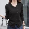 NaVaVa Women V Neck Long sleeVe T shirT nT2890
