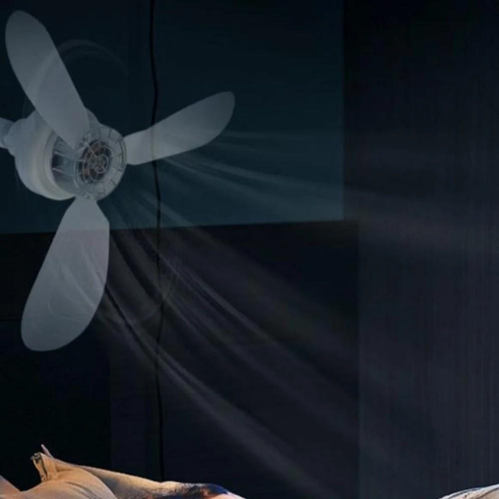 Odnímatelný elektrický ventilátor AC85-265V E27 Šroubovací ústí Ventilátor Přenosný stropní ventilátor Obývací pokoj