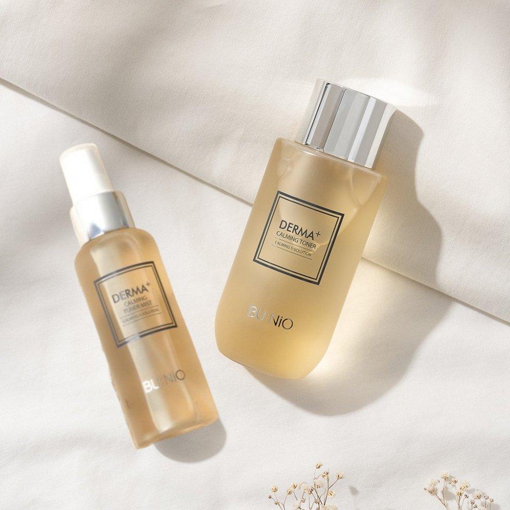 BU:NiO Derma Plus Calming Toner 315ml Large Capacity + Mist Toner 100ml Moisture Toner Slightly Acidic Makeup Fixer