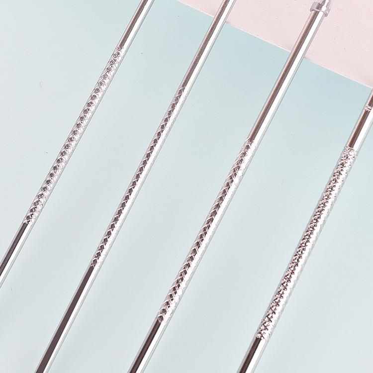 4-Piece Blackhead & Acne Remover Kit - Double-Ended Pimple Popper Tools