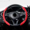 For Toyota Sport GR Sport C-HR RAV4 Avensis Prado Prius Car Suede Leather Non-slip Steering Wheel Soft Cover Auto Accessories