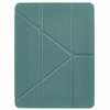 Tablet Case For iPad 9.7-inch (2018)/(2017)/Air 2/Air (2013) , Origami Stand Clear Back PU Leather Cover