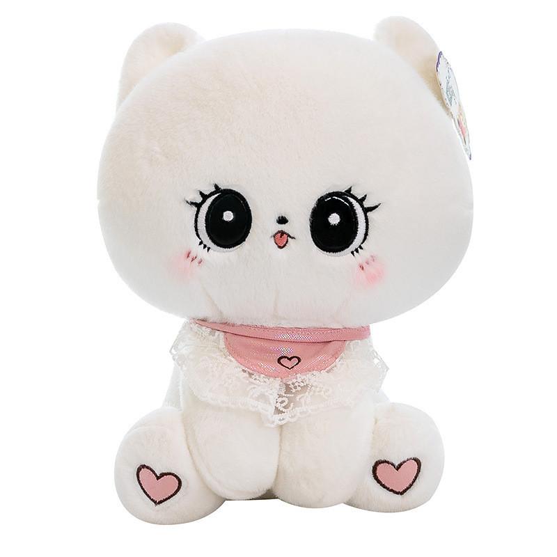 Adorable Cute Sweet Cat Plush Toy Soft Stuffed Animal Pillow For Kids Girls Gift